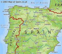 map of spain